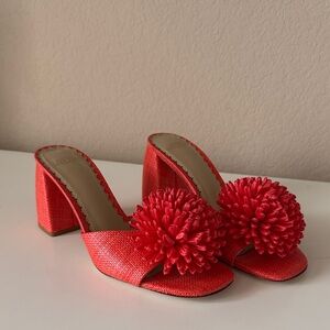 Elegant Red Women's Heels